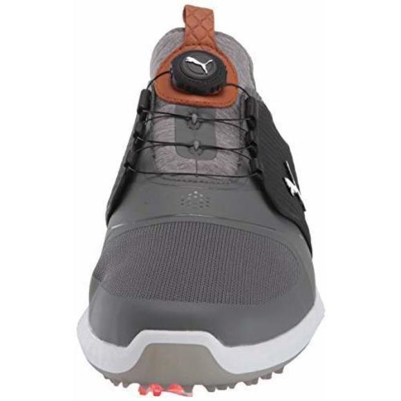 PUMA GOLF MEN'S IGNITE PWRADAPT CAGED DISC GOLF SHOE, QUIET SHADE-BRONZE-PU - Picture 3 of 6